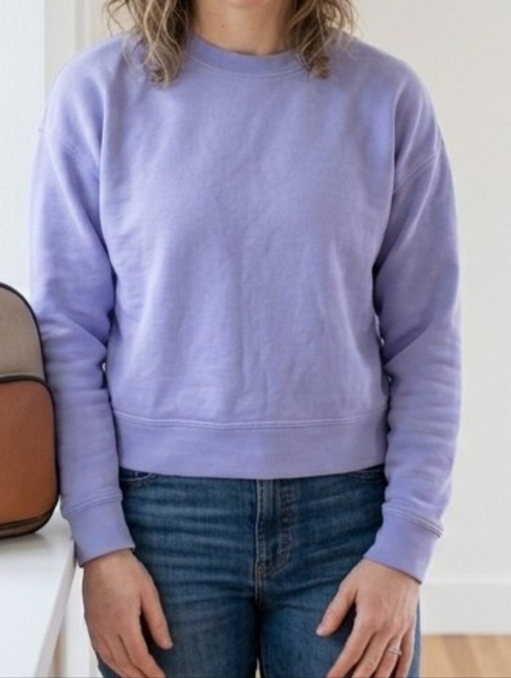 Lavender Crewneck Sweatshirt - Soft Lilac Pullover